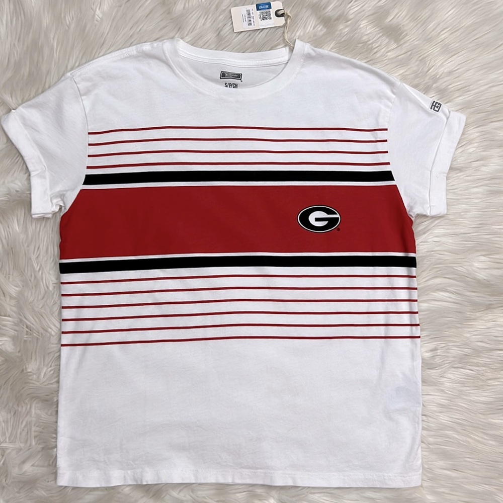 Tailgate Clothing Womens Georgia Bulldogs T-Shirt College Apparel NWT Size S